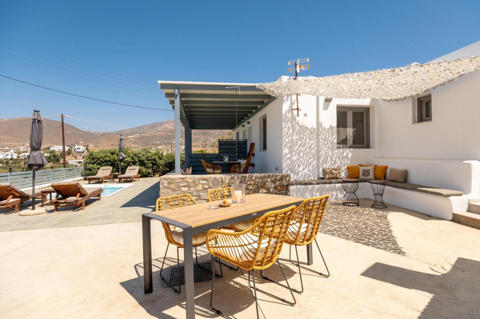 Blue View Villa Apartment #1 With Shared Pool Pounda Exterior photo